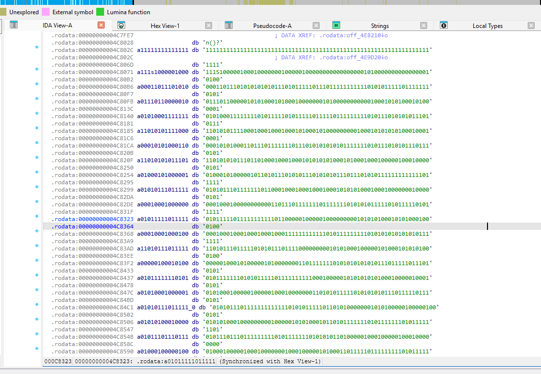 Files provided in the challenge